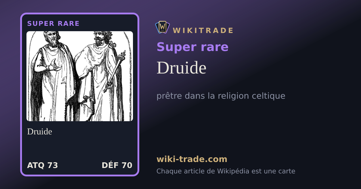 Druide — carte Super rare