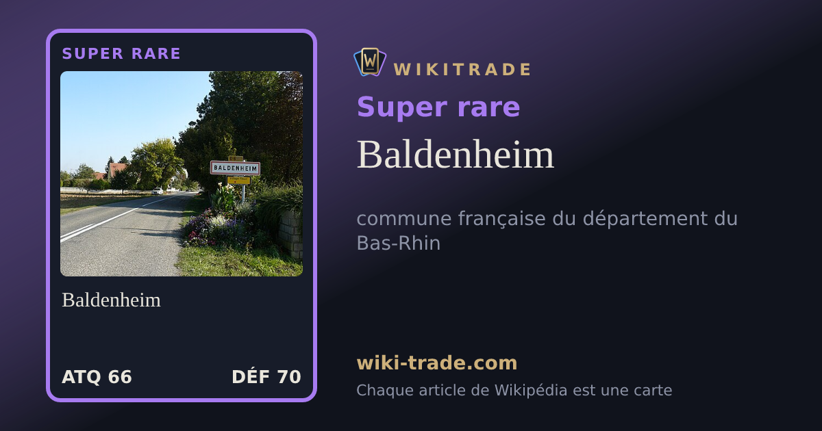 Baldenheim — carte Super rare