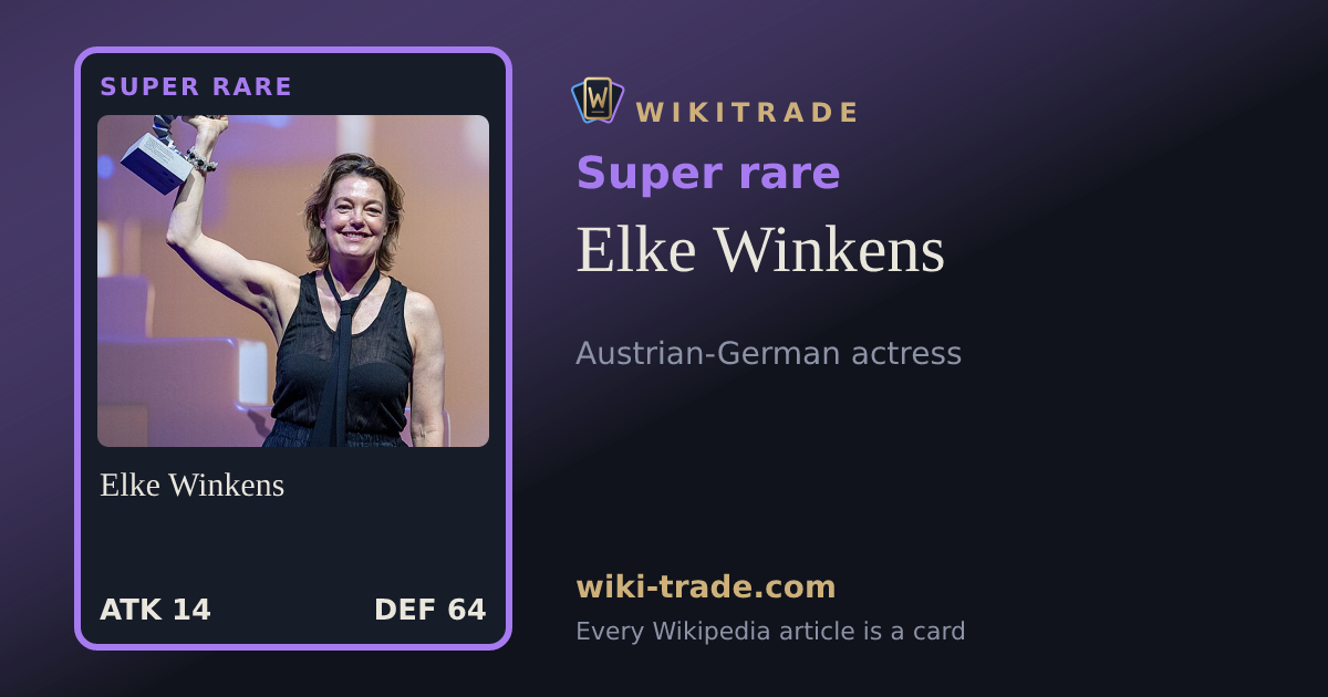 Elke Winkens — Super rare card