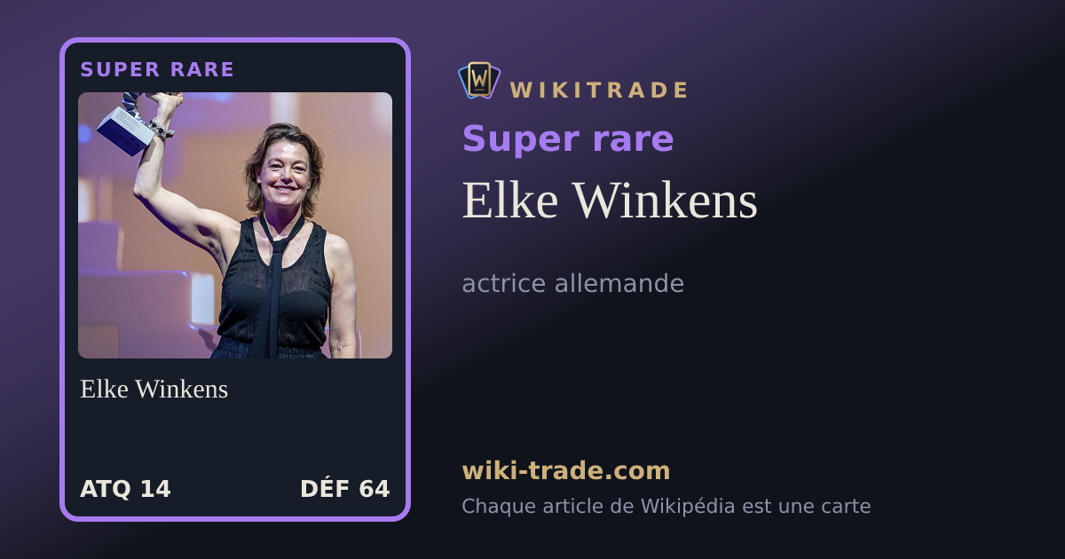 Elke Winkens — carte Super rare