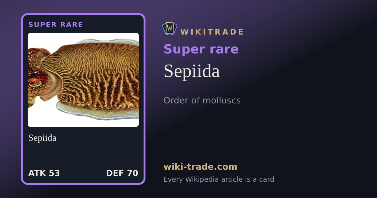 Sepiida — Super rare card