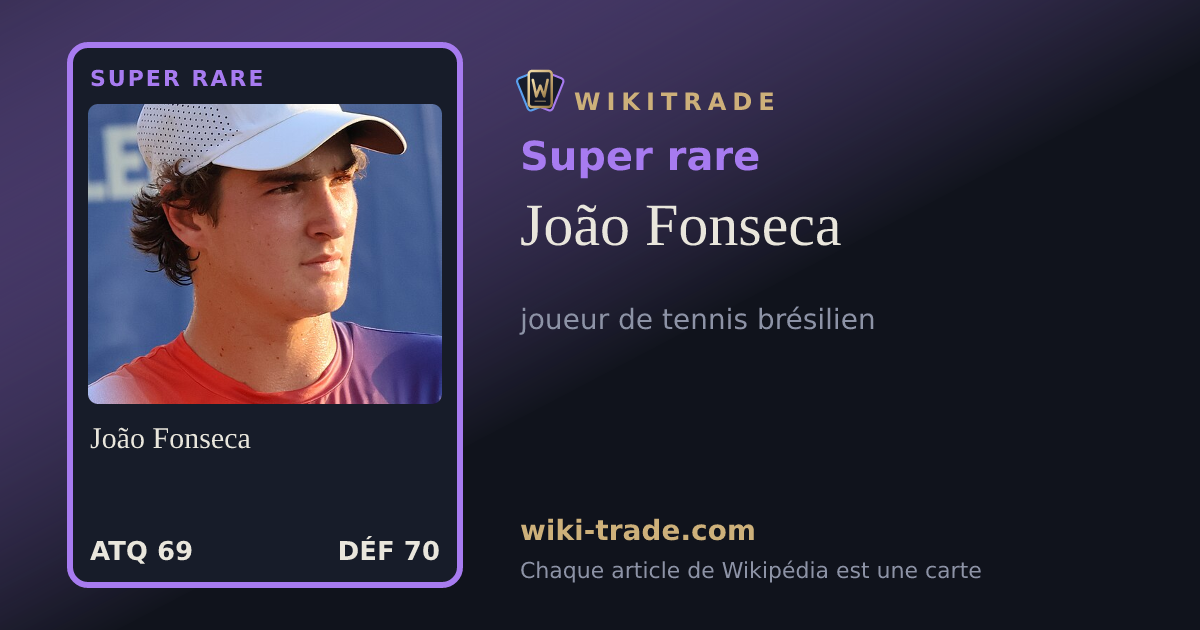 João Fonseca — carte Super rare