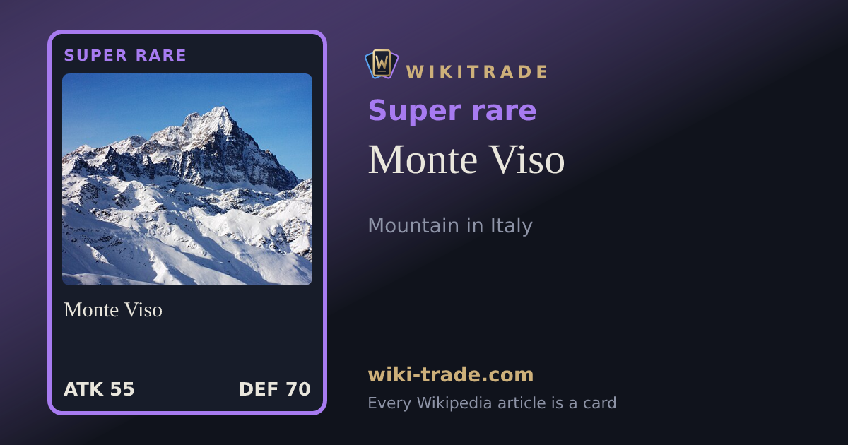 Monte Viso — Super rare card