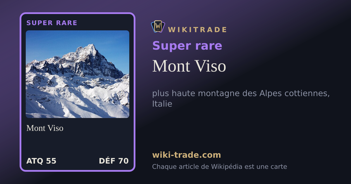 Mont Viso — carte Super rare