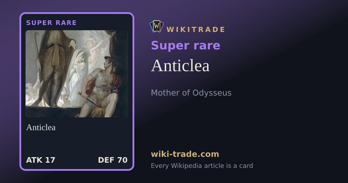 Anticlea — Super rare card