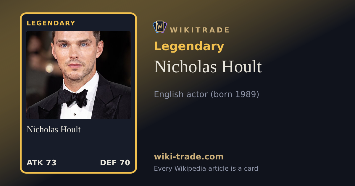 Nicholas Hoult — Legendary card