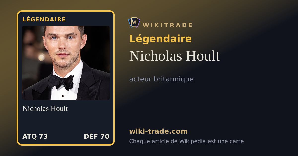 Nicholas Hoult — carte Légendaire