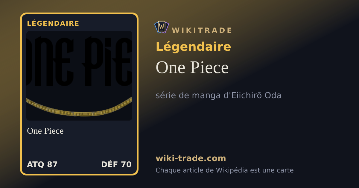 One Piece — carte Légendaire
