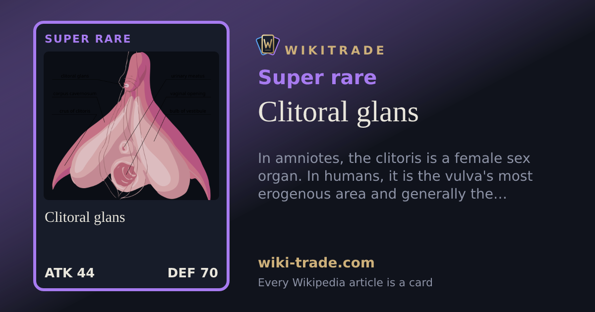 Clitoral glans — Super rare card