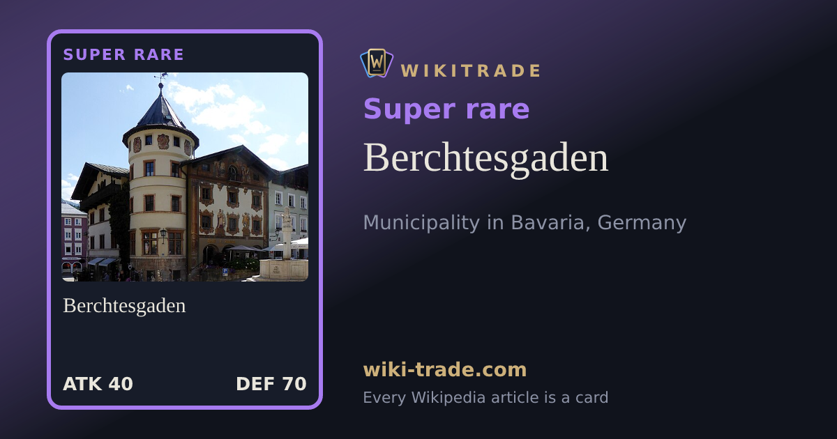 Berchtesgaden — Super rare card