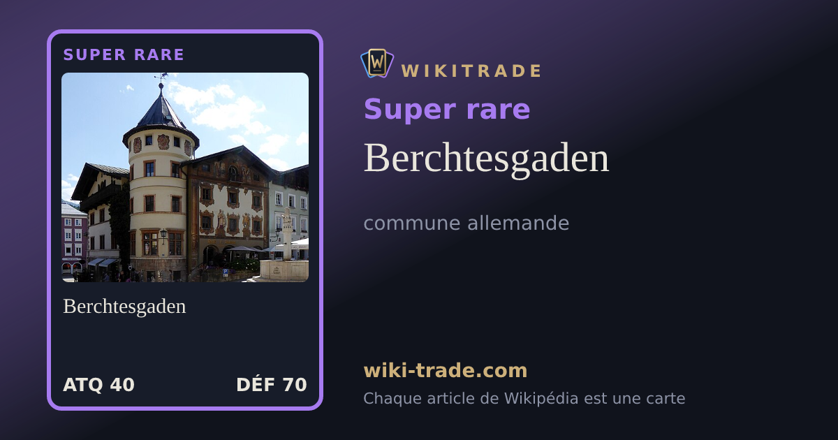 Berchtesgaden — carte Super rare