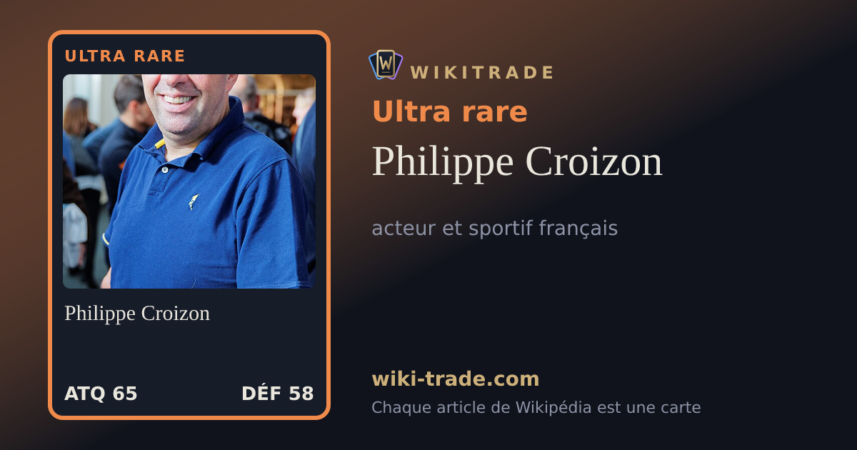 Philippe Croizon — carte Ultra rare