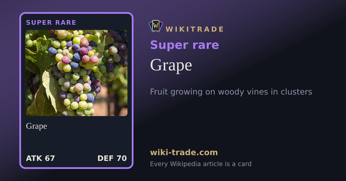 Grape — Super rare card