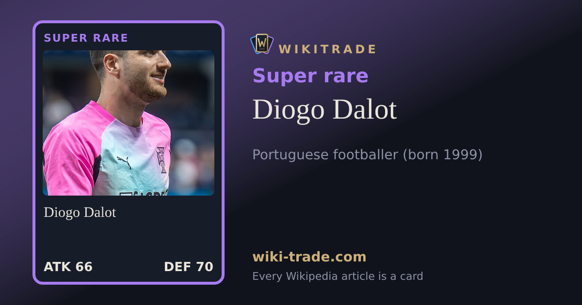 Diogo Dalot — Super rare card