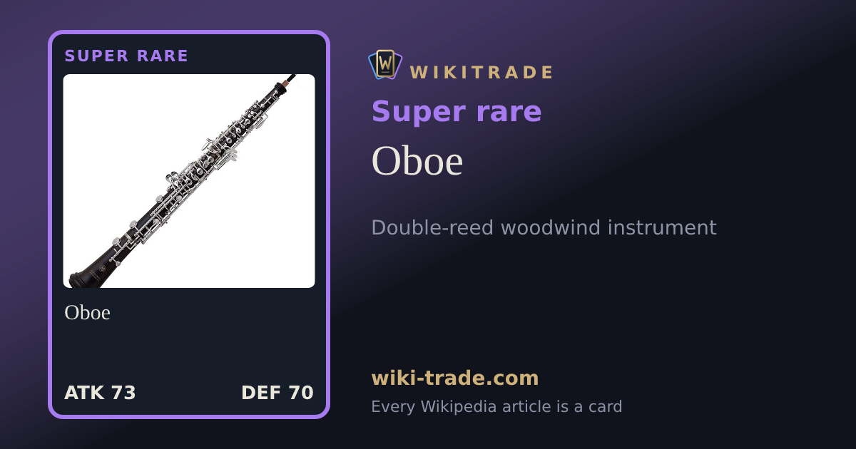 Oboe — Super rare card