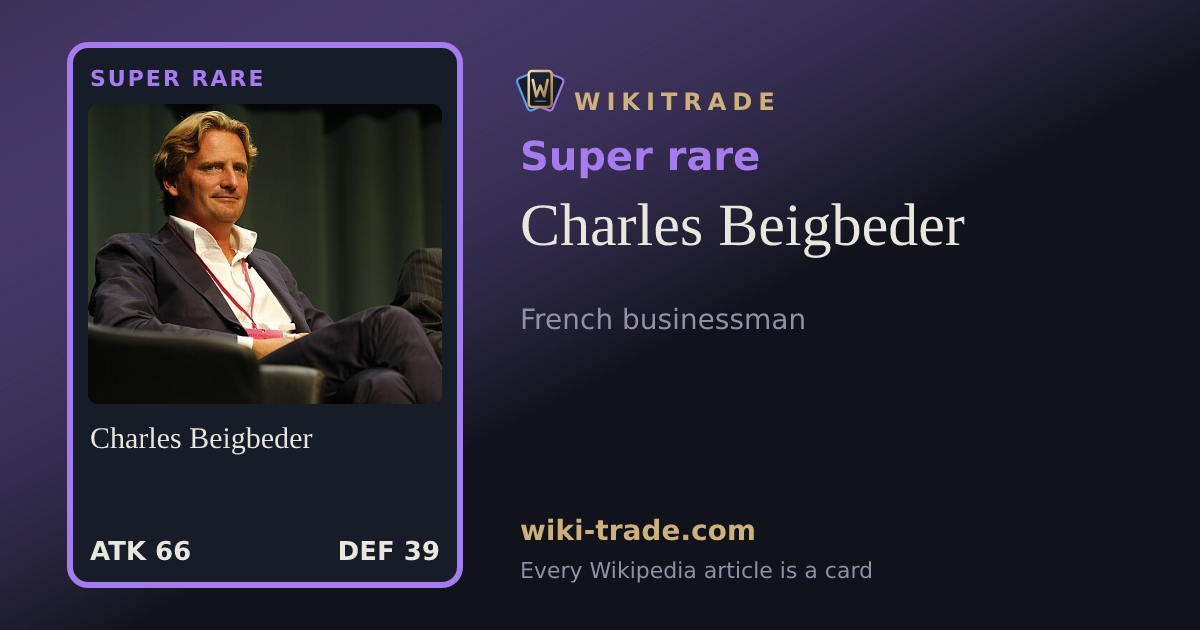 Charles Beigbeder — Super rare card