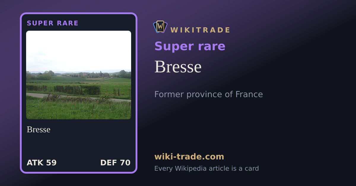 Bresse — Super rare card