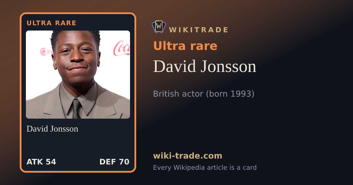 David Jonsson — Ultra rare card