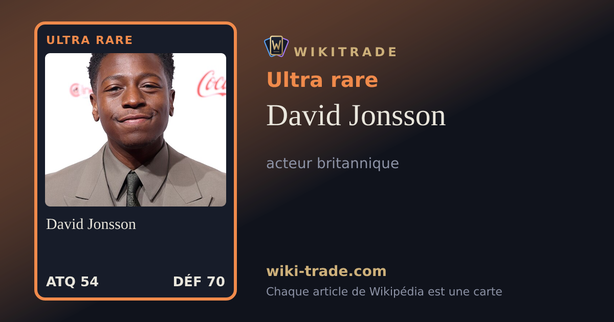 David Jonsson — carte Ultra rare