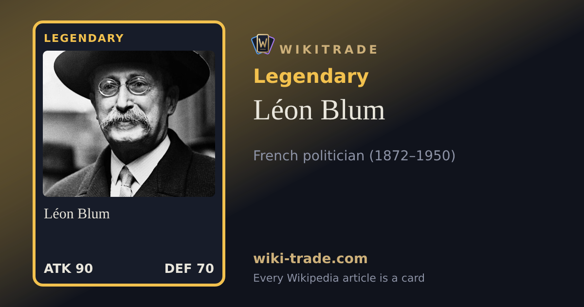 Léon Blum — Legendary card