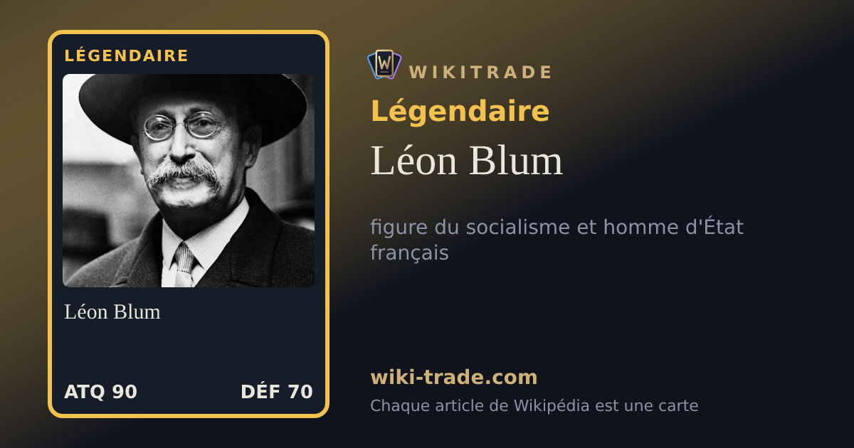 Léon Blum — carte Légendaire