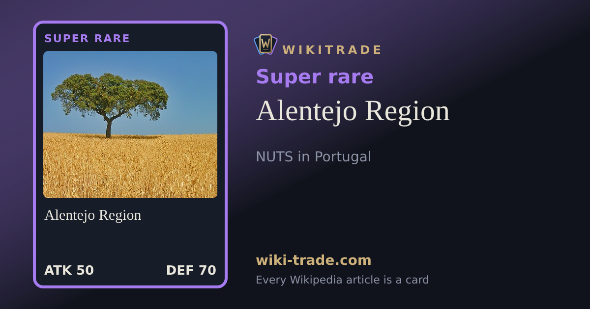 Alentejo Region — Super rare card