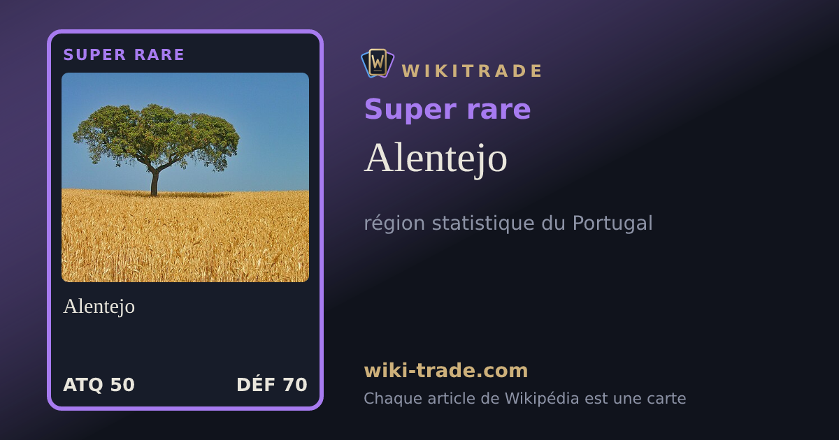 Alentejo — carte Super rare