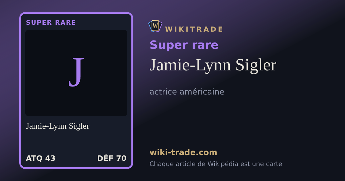 Jamie-Lynn Sigler — carte Super rare