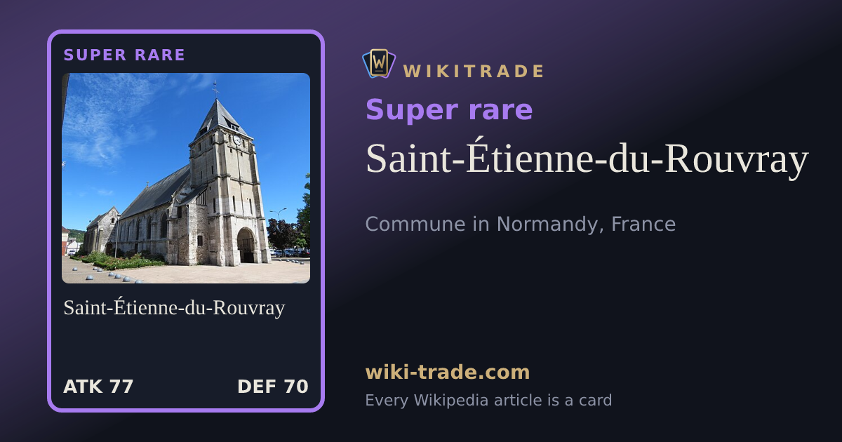 Saint-Étienne-du-Rouvray — Super rare card