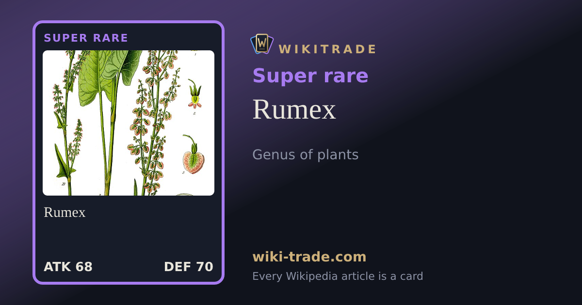 Rumex — Super rare card