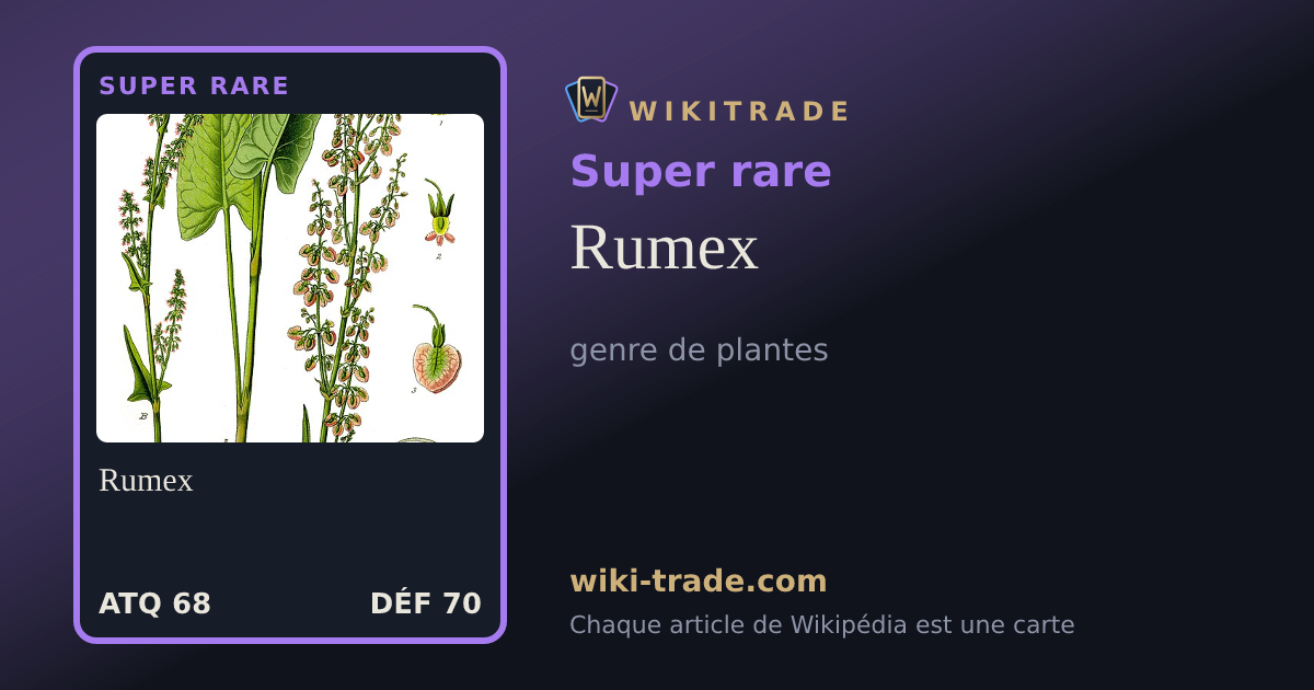Rumex — carte Super rare
