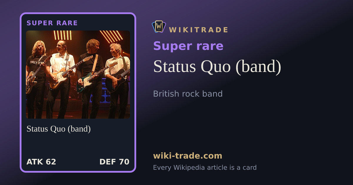 Status Quo (band) — Super rare card