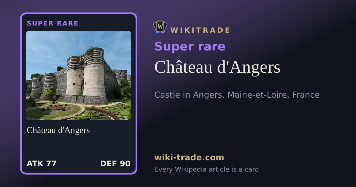 Château d'Angers — Super rare card