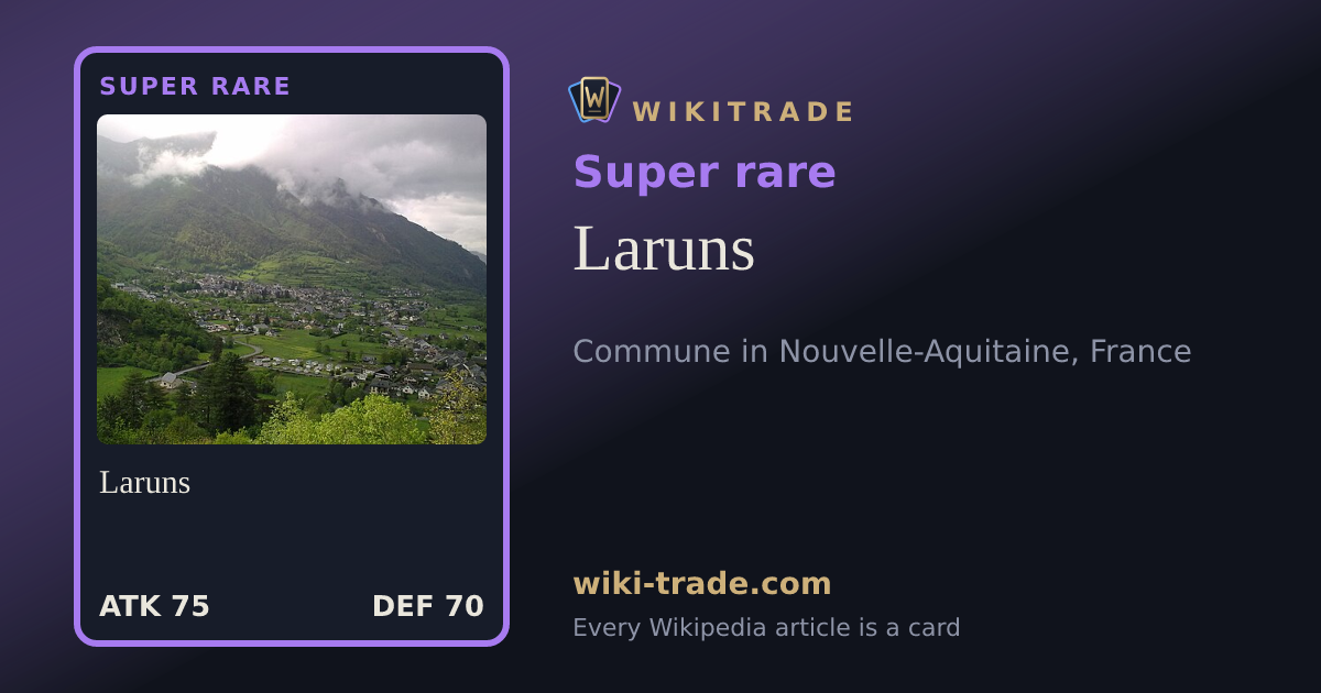 Laruns — Super rare card