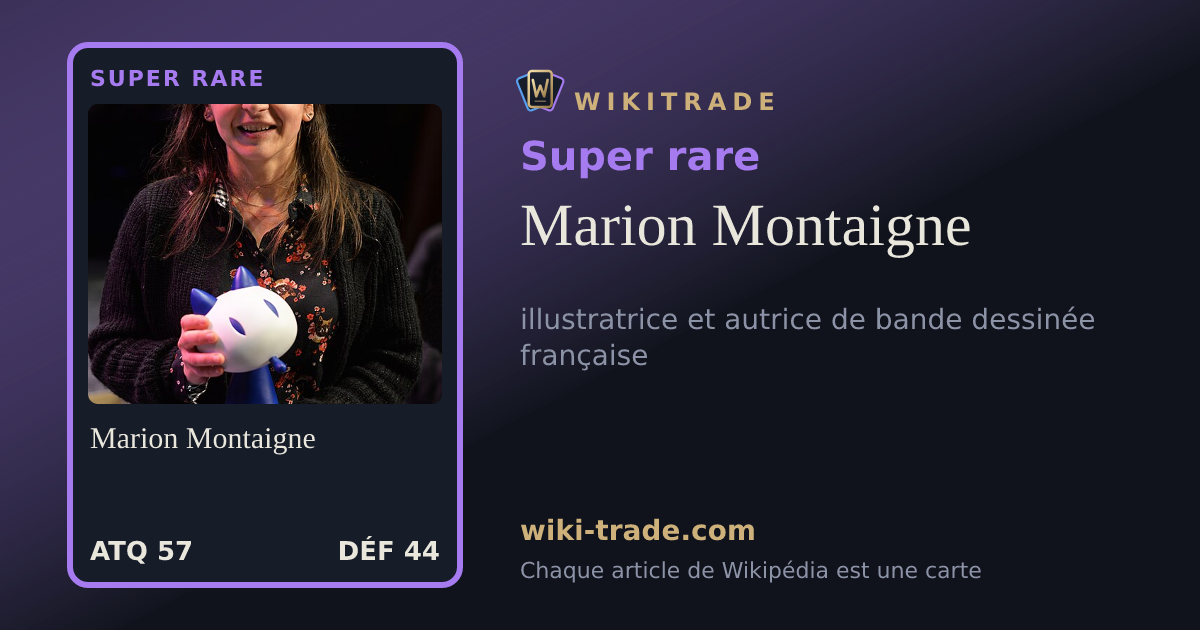 Marion Montaigne — carte Super rare