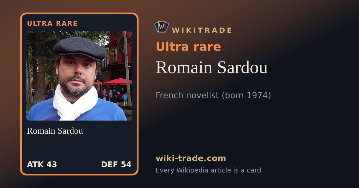 Romain Sardou — Ultra rare card