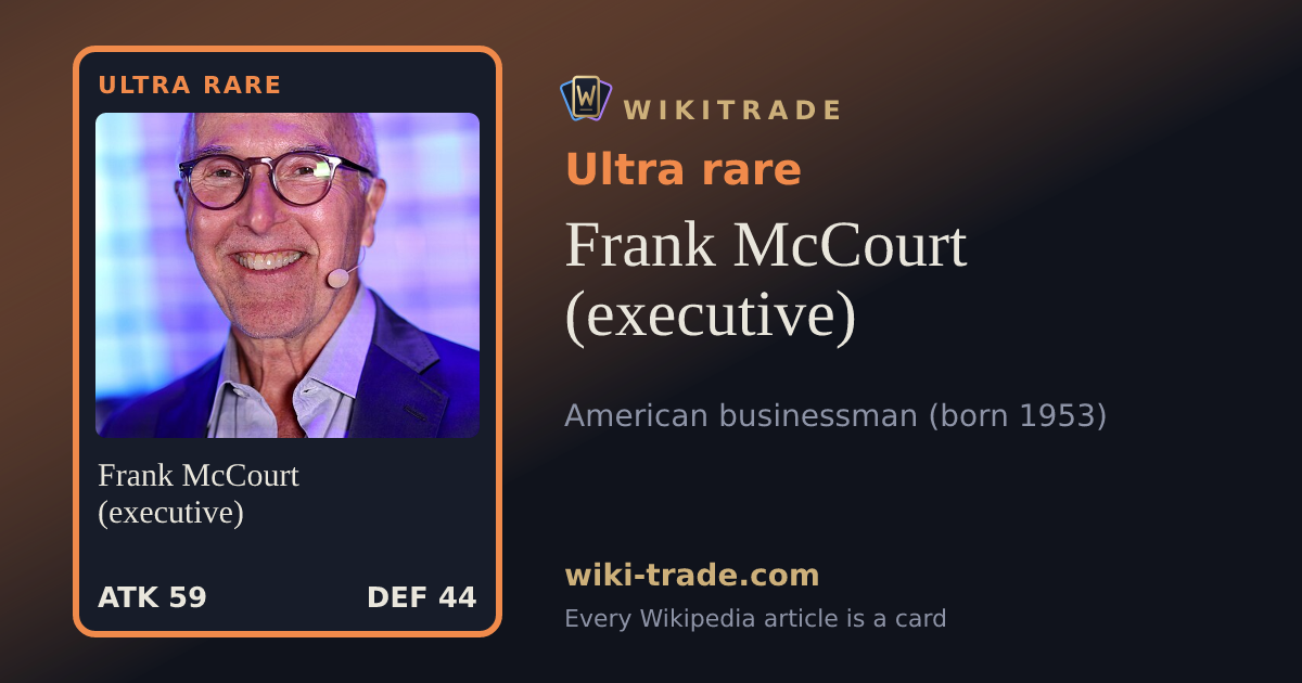 Frank McCourt (executive) — Ultra rare card