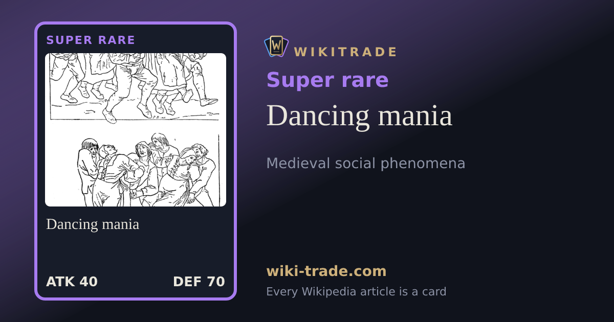 Dancing mania — Super rare card
