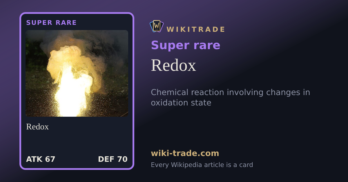Redox — Super rare card