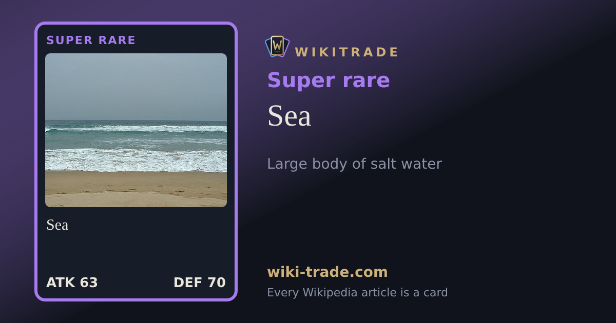 Sea — Super rare card