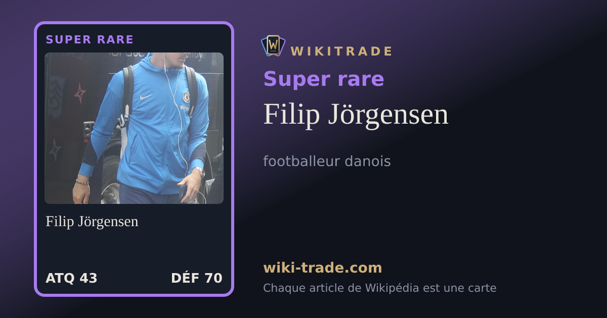 Filip Jörgensen — carte Super rare