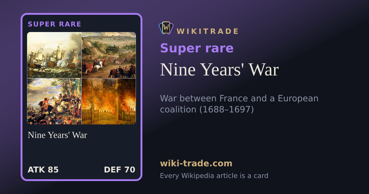 Nine Years' War — Super rare card