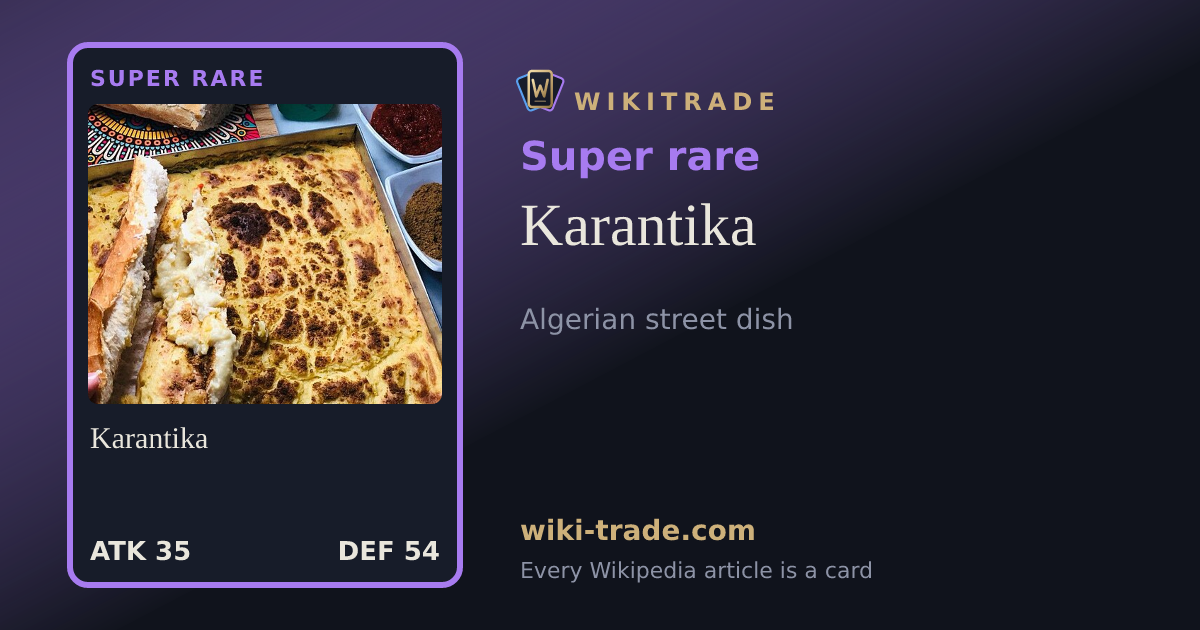 Karantika — Super rare card