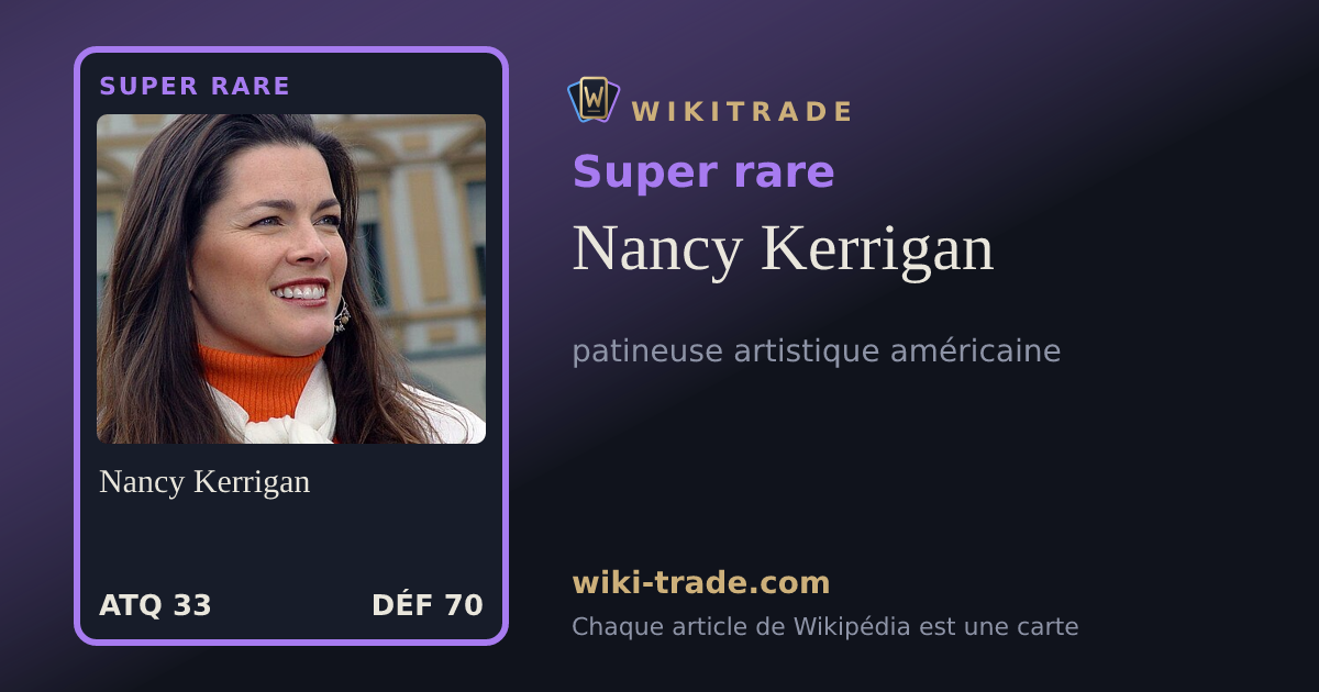 Nancy Kerrigan — carte Super rare