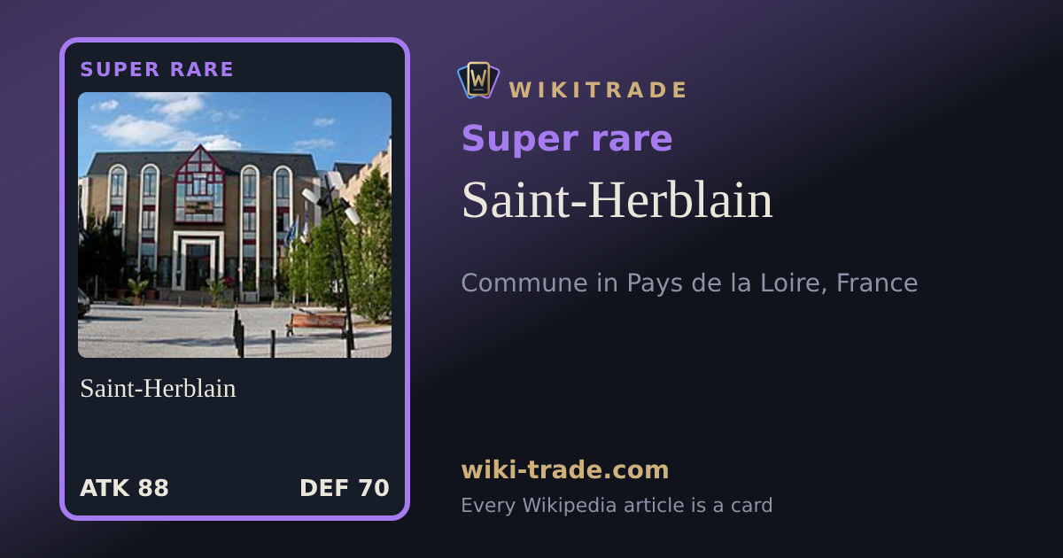 Saint-Herblain — Super rare card
