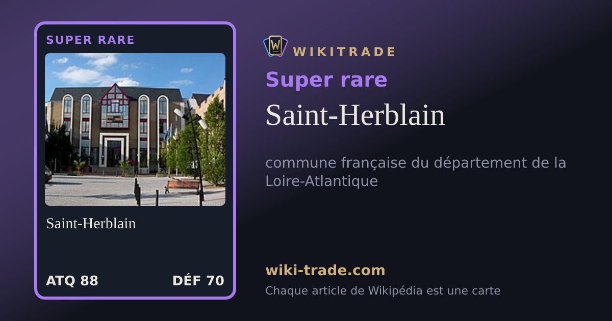 Saint-Herblain — carte Super rare