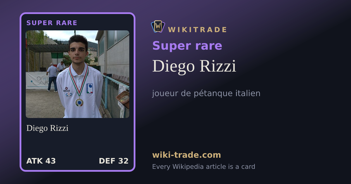 Diego Rizzi — Super rare card