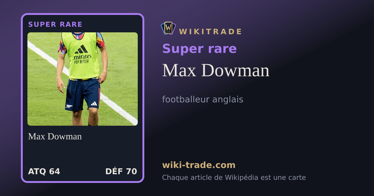 Max Dowman — carte Super rare