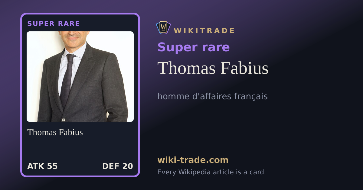 Thomas Fabius — Super rare card