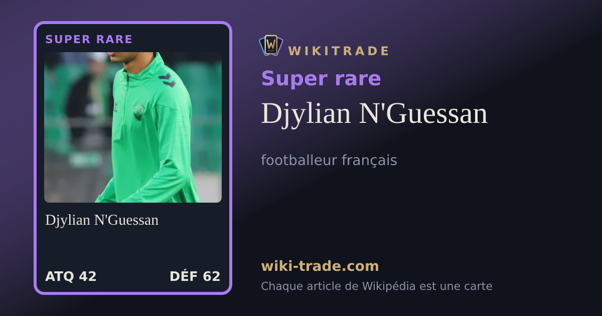 Djylian N'Guessan — carte Super rare